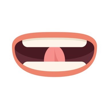 Çizgi film ağzı dili dışarı çıkarıyor komik bir yüz yapıyor, beyaz arkaplanda basit bir ifade var.