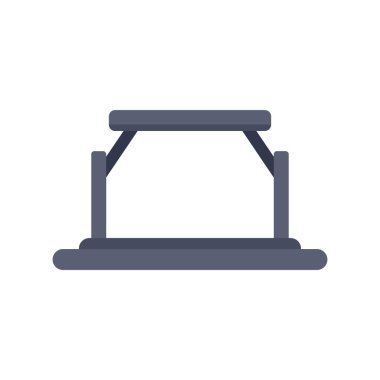 Bu vektör bir araba servis asansörünü gösterir, bir araç onarım sembolü