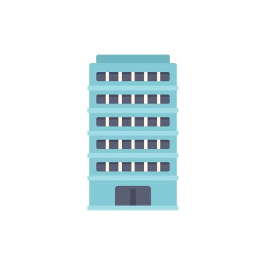 Birçok katlı modern şehir ofis binası bir şehir iş merkezi gösteriyor