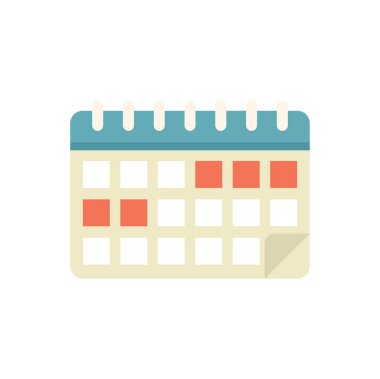 Bu takvim kırmızı ile işaretlenmiş önemli tarihleri gösteriyor