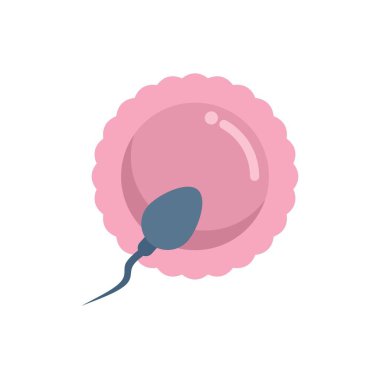 Tek spermatozoon, insan hayatının başlangıcını betimleyen pembe bir yumurtayı döllüyor.