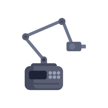 Sunumlar ve dersler sırasında görüntüleri yakalamak ve görüntülemek için tasarlanmış ayarlanabilir bir kamera kolunu sunan modern görsel sunucu