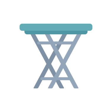 Ayarlanabilir yüksekliğe sahip ütü masası, beyaz arka planda durmak, giysileri ütülemek için ev aletleri