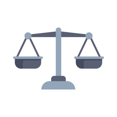 Adalet, hukuk ve adalet kavramını temsil eden denge ölçeği