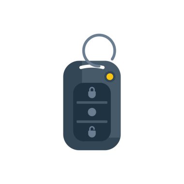 Bu anahtarlık kablosuz uzaktan kumandalı bir aracın kilidini açıyor.