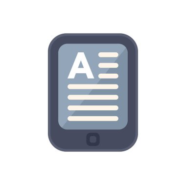 Mobil cihazlarda dijital okumanın kolaylığını vurgulayan bir e-kitap uygulamasını gösteren modern akıllı telefon