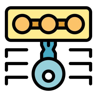 Otomobil şasisi, motor ve süspansiyon sistemleriyle üretim hattında monte ediliyor.