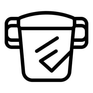 Bir alet kemerinin basit vektörü genellikle bir inşaat işçisi tarafından kullanılır