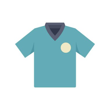 V yakalı turkuaz tişört reklam için marka kimlik modelini gösteriyor