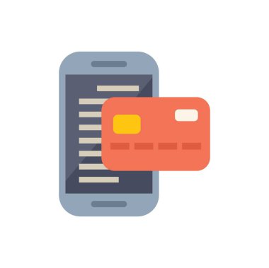 Cep telefonunda kredi kartı bilgilerini kullanarak yapılan bir ödemenin görüntülenmesi