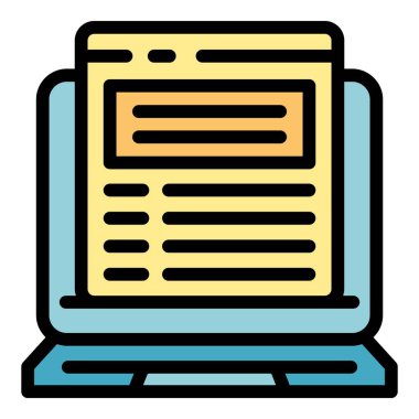 Bilgisayarda ekranda, haber sitesinde, dijital içerik kavramında çevrimiçi gazete makalesi gösteriliyor