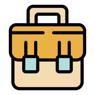 Cepleri olan sarı okul çantası, okula dönen öğrenciler için mükemmel ya da herhangi bir eğitim temalı tasarım için.