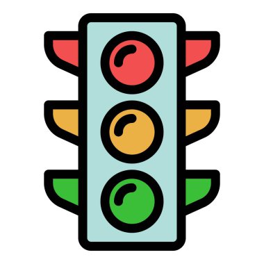 Trafik ışığı yeşil görünüyor, trafiğin ilerlemesine izin veriyor