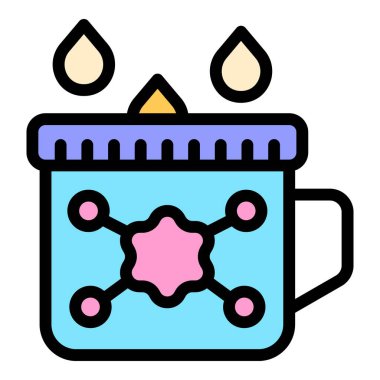 Bilim adamı bir deney yapıyor. Sıvı dolu bir şişeye kimyasallar ekliyor.