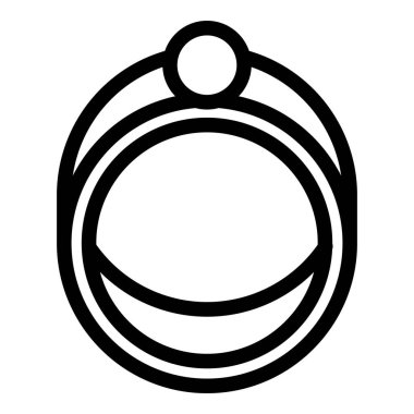 Bu yüzük simgesi takıları temsil etmek için mükemmeldir.