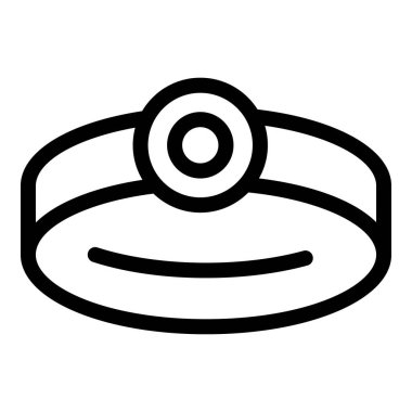 Bu simge bir far simgesi, kafaya takılmış bir ışık kaynağı.