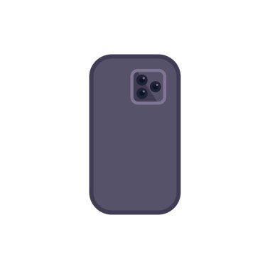 Çoklu kamera lensleri olan, modern mobil teknolojinin özünü yakalayan bir akıllı telefonun minimalist tasarımı