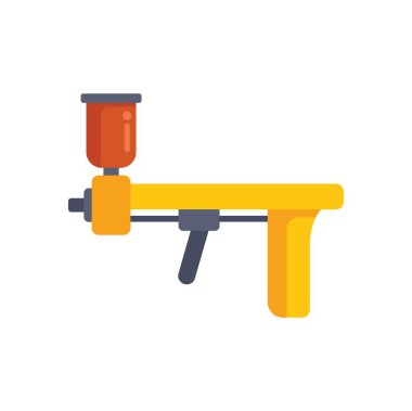 Profesyonel sprey tabanca, yüzeye astar boya ve diğer ekipmanlar için sıkıştırılmış hava kullanmak.