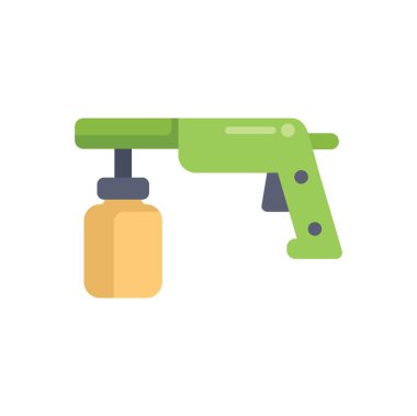 Bitkileri böceklerden korumak için içi böcek ilacı dolu yeşil böcek ilacı püskürtücüsü.