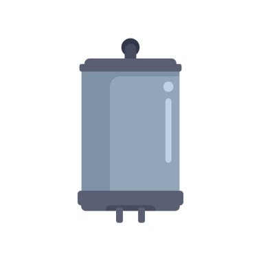 Elektrikli su ısıtıcısı, ısıtma sistemi, sıcak su sağlamak için modern ev aletleri.