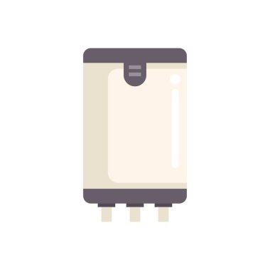 Illustration of an electric water heater, a common household appliance used for heating and storing water clipart