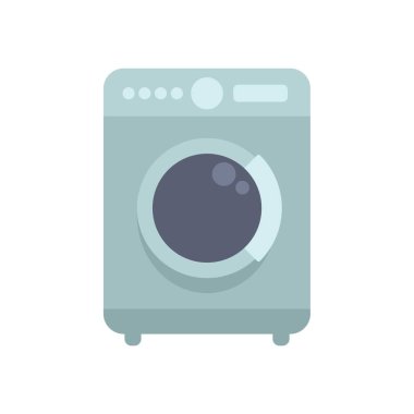 Modern çamaşır makinesi, çamaşır günü angaryalarını ve ev aletlerini temsil eden dairesel bir kapıyla gösteriliyor.