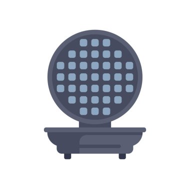 Modern elektrikli waffle makinesi lezzetli bir kahvaltı hazırlıyor.