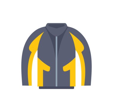 Koyu mavi ve sarı kışlık ceket güvenlik ve konfor sağlar.