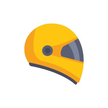 Sarı yarış kaskı ekstrem sporlar için güvenlik ve koruma sağlıyor.