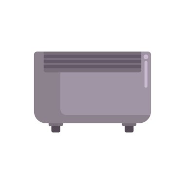 Elektrikli ısıtıcı soğuk mevsimde bir odayı ısıtıyor ve evde rahat bir sıcaklık sağlıyor.