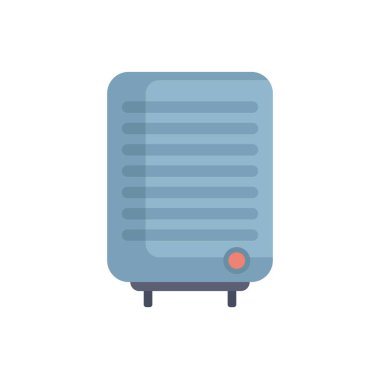 Elektrik ısıtıcısı kış mevsiminde bir odayı ısıtıyor, seni sıcak ve rahat tutuyor.