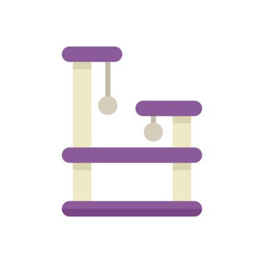 Kedi ağacı oynamak ve kaşınmak için farklı seviyeler sunuyor.