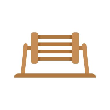 Turnikenin bu basit simgesi çocuk oyun alanlarına erişimi resmetmek için mükemmeldir.