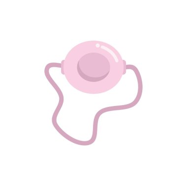 Beyaz arka planda geri çekilebilir tasma, evcil hayvan dükkanı veya köpek gezdirme servisi için harika tasarım.