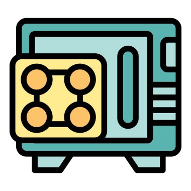 Yarı iletken üretim makinesi gelişmiş teknoloji ve yenilikleri temsil eden birden fazla düğümü olan bir mikroçip bileşenini işliyor.