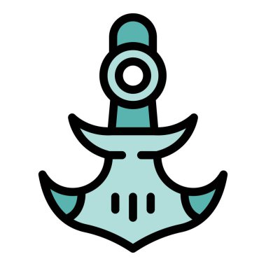 Yuvarlak elementli büyük gemi çapası bir umut ve istikrar kavramını tasvir ediyor.