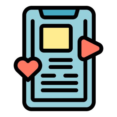 Bağlı sosyal medya içeriğini gösteren, gelişmiş kullanıcı etkileşimi için düğmeleri kullanan ve çalan akıllı telefon