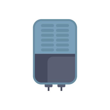 Elektrikli su ısıtıcısı ısıtma sistemi ev aletleri kavramını temsil eden modern simge