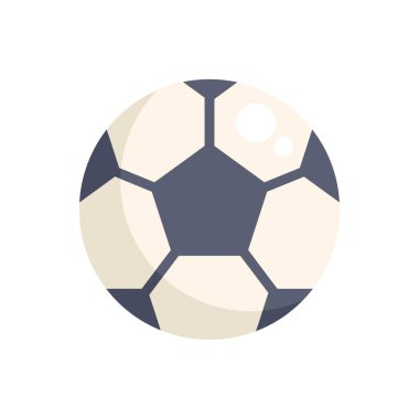 Klasik futbol topu beyaz arka planda, futbol ve yarışma sporlarını temsil ediyor.