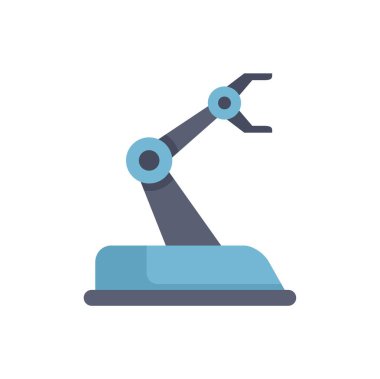 Modern robotik kol üretim hattında çalışıyor, verimlilik ve hassasiyet için gelişmiş otomasyon teknolojisi sergiliyor