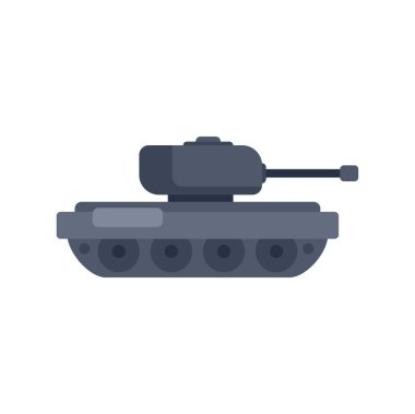 Askeri tank, tırtıl tekerlekleri üzerinde giderken toplarını ateşliyor.