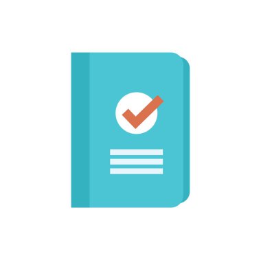 Mavi pano iş görevlerinin tamamlanmasını temsil eden bir onay işareti gösteriyor