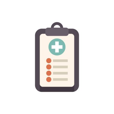 Boş reçeteli belge ve sağlık sembollü tıbbi pano sağlık sigortası kavramını temsil ediyor