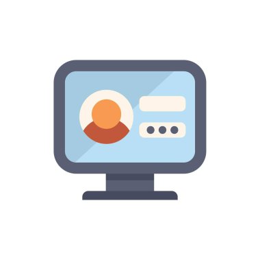 Kullanıcı profilini giriş, parola ve kişisel bilgilerle gösteren bilgisayar ekranı