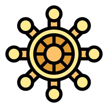 Geminin direksiyonu bir gemi ya da geminin yönünü kontrol ediyor. Liderliği ve navigasyonu simgeliyor.