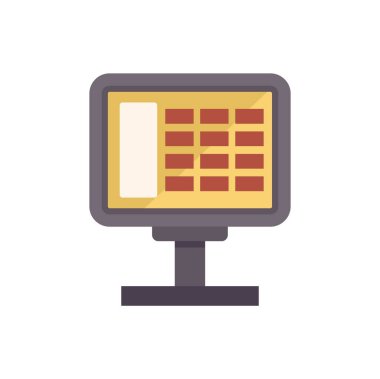 Stanttaki numaraları gösteren elektronik fiyat görüntüsü beyaz arkaplanda izole edilmiştir