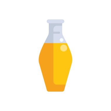 Bilimsel deney için kullanılan kimyasal maddeleri içeren laboratuvar camları.