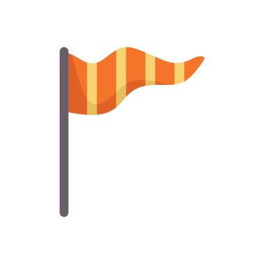 Rüzgarda savrulan rüzgar, rüzgar yönünü ve gücünü gösterir.