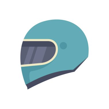 Renkli vizörlü mavi motosiklet kaskı sürücüler için güvenlik ve stili temsil ediyor.