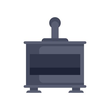 Modern metal odun ocağı ev için ısıtma, iklim kontrol ekipmanları sağlıyor.